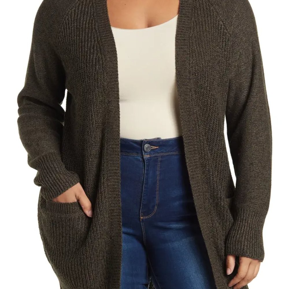 RDI | Elbow Patch Cardigan | Olive